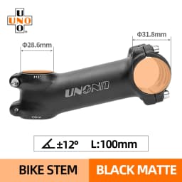 UNO Ultralight Bike Stem 7 17 Degree MTB Road Bicycle Stem 31.8mm 60/70/80/90/100/110/120/130mm Mountain MTB Bicycle Power Parts