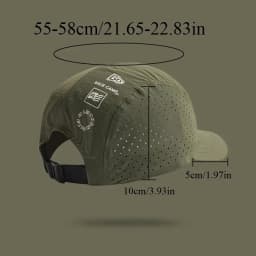 1pc unisex Breathable Unisex Baseball Cap,Outdoor windproof Camping Breathable Golfcap for Sun Protection Quick drying HikingHat