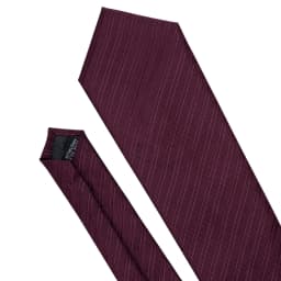 Designer Mens Tie Jacquard Necktie Pocket Square Cufflinks Set Burgundy Striped for Male Men Wedding Busniess Party Ties Gift