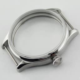 For Seagull ST36 6497/6498 Premium Stainless Steel 44mm Watch Case Hand Winding Movement Accessory Replacement Watch Parts