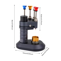 4-Pin Watch Hand Installation Tool Precision Press Fit Setter Watch Repair Tools for 2035/2824/3135 Movements w/ 4 Steel Tips