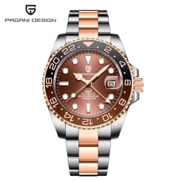New PAGANI DESIGN 40MM GMT Mechanical Wristwatch Sapphire Ceramic Bezel Automatic Watch Stainless Steel 100M Waterproof Watches
