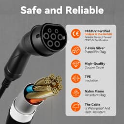 WOLFBOX EV Charging Station Type 2 22KW 32A 1 Phase Electric Vehicle Car Charger Wallbox with LCD Screen APP Control RFID Card
