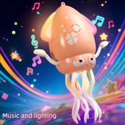 New and Unique Magical Dancing Octopus Electric Squid Sensing and Evading Obstacles Octopus Children Stress-Relieving Fishing