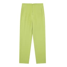 Willshela Women Fashion Straight Pants High Waist Front Zipper Trousers Vintage Full Length Female Chic Lady