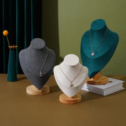 1PC, Necklace Display Frame Portrait Model Neck Pendant Jewelry Frame, Neck Model Display Frame Jewelry Necklace Photo Props
