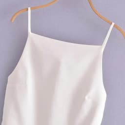 HXAO Sexy Women Slip Top Backless Lady Top 2024 Summer New Square Collar Camisole Solid Fashion Casual Chic Women Clothing