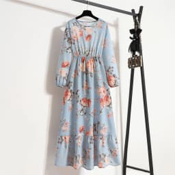 Spring Summer Women Maxi Dresses Casual Full Sleeve Floral Printed O-neck Woman Bohe Beach Party Long Dress Mujer Vestidos