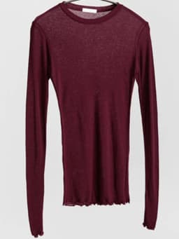 High Quality Plain T Shirt Women Elastic Basic T-shirts Female Casual Tops Long Sleeve Sexy Thin T-shirt see through