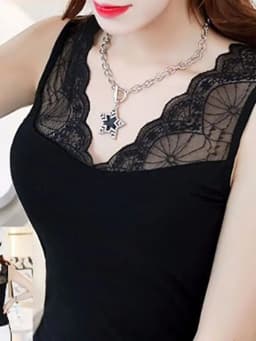 Hollow Out Lace Blouse Elegant Shirt Ladies Tops M-XXXL Crochet Short Sleeve Bottoming Shirts Women Blouses Tops DF1490