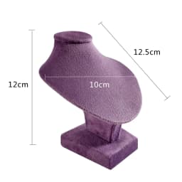 Miniature Mannequin Necklace Pendant Display Stand Choker Beads Chain Organizer Neck Portrait Neck Model Stand 5 colors