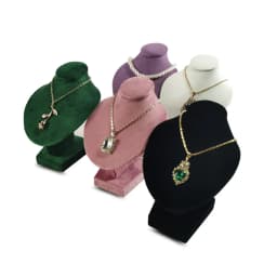 Miniature Mannequin Necklace Pendant Display Stand Choker Beads Chain Organizer Neck Portrait Neck Model Stand 5 colors
