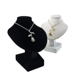 Miniature Mannequin Necklace Pendant Display Stand Choker Beads Chain Organizer Neck Portrait Neck Model Stand 5 colors