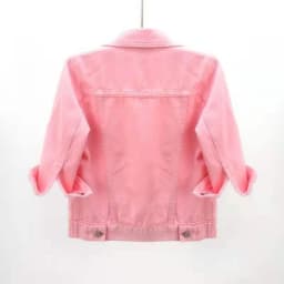 Women Denim Jacket Spring Autumn Short Coat Pink Jean Jackets Casual Tops Purple Yellow Purple Blue Loose Tops Lady Outerwear