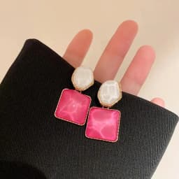925 Silver Needle Korean Fashion Zircon Drop Earrings For Women Jewelry 2026 Trending New Luxury Vintage Gold Color Earrings