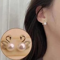 925 Silver Needle Korean Fashion Zircon Drop Earrings For Women Jewelry 2026 Trending New Luxury Vintage Gold Color Earrings