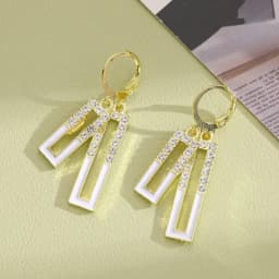 925 Silver Needle Korean Fashion Zircon Drop Earrings For Women Jewelry 2026 Trending New Luxury Vintage Gold Color Earrings