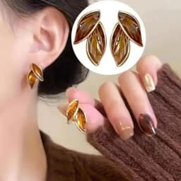 925 Silver Needle Korean Fashion Zircon Drop Earrings For Women Jewelry 2026 Trending New Luxury Vintage Gold Color Earrings