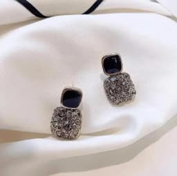 925 Silver Needle Korean Fashion Zircon Drop Earrings For Women Jewelry 2026 Trending New Luxury Vintage Gold Color Earrings