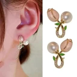 925 Silver Needle Korean Fashion Zircon Drop Earrings For Women Jewelry 2026 Trending New Luxury Vintage Gold Color Earrings