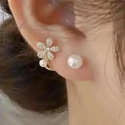 925 Silver Needle Korean Fashion Zircon Drop Earrings For Women Jewelry 2026 Trending New Luxury Vintage Gold Color Earrings