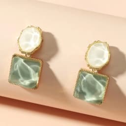 925 Silver Needle Korean Fashion Zircon Drop Earrings For Women Jewelry 2026 Trending New Luxury Vintage Gold Color Earrings