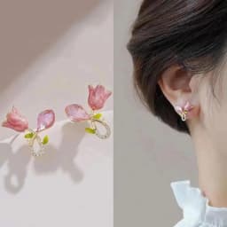 925 Silver Needle Korean Fashion Zircon Drop Earrings For Women Jewelry 2026 Trending New Luxury Vintage Gold Color Earrings
