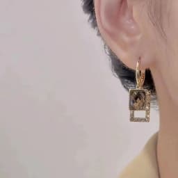 925 Silver Needle Korean Fashion Zircon Drop Earrings For Women Jewelry 2026 Trending New Luxury Vintage Gold Color Earrings