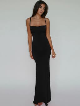 Hugcitar Summer Solid Sleeveless Backless Elegant Sexy Bodycon Y2K Maxi Prom Dress Women Clothes Birthday Party Casual Y2K