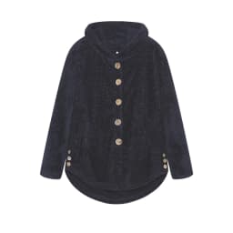 Fashion Trend Autumn and Winter Press-pleated Printed Turn-collar Long-sleeved Shirt Two-piece Furry Coat