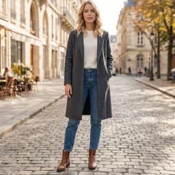 Willshela Women Fashion Solid Open Stitch Long Trench Coats Vintage V-Neck Full Sleeves Female Chic Lady Outfits