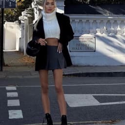 MUJER Women's Shorts Skirts High Waist Pleated Skirt Shorts Women Striped Bermuda Shorts Woman Fashion Casual Mini Shorts Women