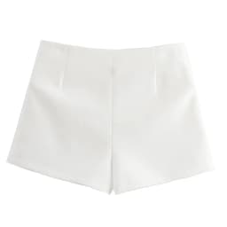HXAO Bow Pink Skort For Women High Waist Mini White Skirt Pants Fashion Summer Women's Skort Streetwear Asymmetric Culottes
