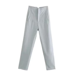 HXAO Fashion Office Wear High waist Pants for Women Formal Pants Office outfits Pencil Trousers Black Pink White Ladies Pants