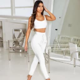 New Summer Bandage Pants 2020 9 Colors Sexy Women High Waist Pencil Stretch Pants Trousers Female Fashion Street Wear