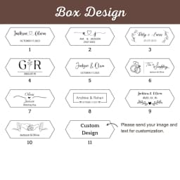 Personalized Walnut Wooden Ring Box - Custom Engraved Engagement and Wedding Ring Holder Gift for Couples, Brides, and Grooms