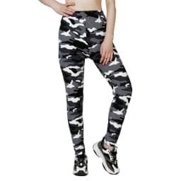Camouflage Printed White Gray Sexy Women's Leggings Sports Jacket Tight Pants High Elasticity Slim Fit Tight Pants
