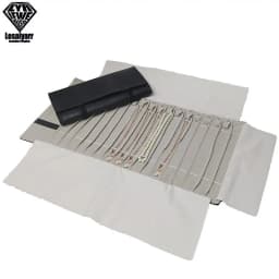 Portable Velvet Travel Jewelry Case Roll Bag Organizer for Necklace Chain Bracelet Jewellery Display Holder Travel Case Bag