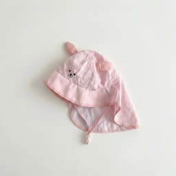 2-7Y Summer Kids Sun Hat Cute Cartoon Animal UV Protection Hat for Boys Girls Adjustable Wide Brim Outdoor Hat