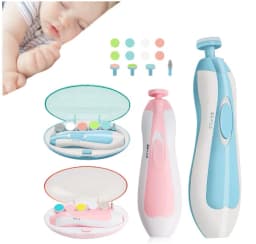 Baby Infant Baby Nail Sander Electric Trimmer Clipper C/6 Refis - Neverdie Store