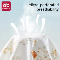 AIBEDILA Waterproof Baby Diaper Washable Newborn Urine Pad Cartoon Bed Protector Diaper Bedding Urine Pads Cloth Breathable