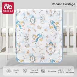 AIBEDILA Waterproof Baby Diaper Washable Newborn Urine Pad Cartoon Bed Protector Diaper Bedding Urine Pads Cloth Breathable