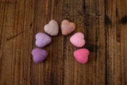 Newborn Photography Props Wool Felt Love Heart Photography Props Accessories Baby Studio