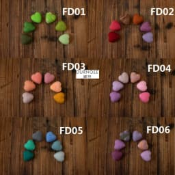 Newborn Photography Props Wool Felt Love Heart Photography Props Accessories Baby Studio