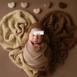 Newborn Photography Props Wool Felt Love Heart Photography Props Accessories Baby Studio