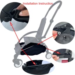 MomTan® Shopping Basket Compatible With YoYo & YoYo2 & YOYO 3 Strollers (NOT FOR OTHER STROLLERS)