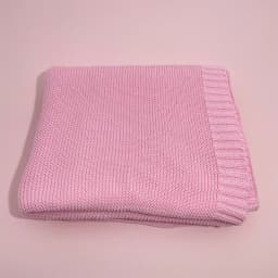 100% Cotton Knit Baby Blanket Personalized Name Soft Breathable Infant Swaddle Blanket Custom Newborn Receiving Blanket Gift