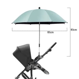 UV Protection Baby Stroller Umbrella With Clamp Universal Sunscree Rainproof Stroller Cover Umbrella Baby Stroller Accessories
