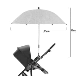 UV Protection Baby Stroller Umbrella With Clamp Universal Sunscree Rainproof Stroller Cover Umbrella Baby Stroller Accessories