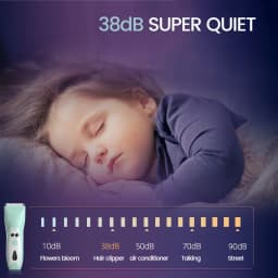 Baby Hair Clipper Quiet Electric Rechargeable Kids Trimmer for Children Grooming Shaver Haircut Machine Ceramic Blade Waterproof